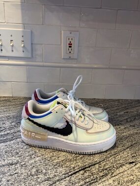 Women’s Nike Air Force 1 Shadow SE Pixel Swoosh Barely Green CV8480-300  Size 7
